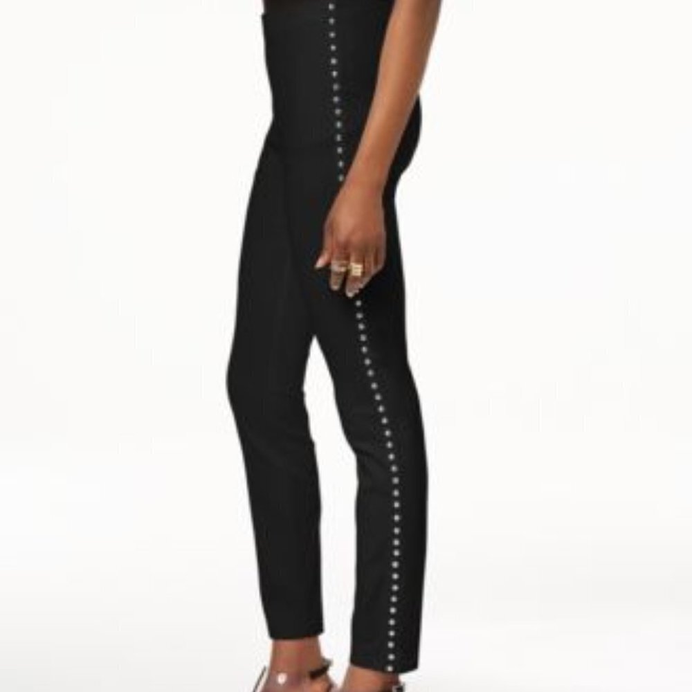 INC Skinny Leg Pants 6P Studded Leg Mid Rise 897 - Picture 1 of 7